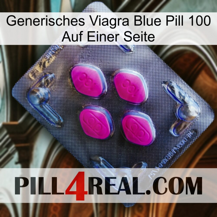 Generic Viagra Blue Pill 100 On One Side 02